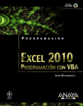 Excel 2010. programación con VBA vignette