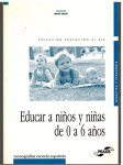 Educar a niños y niñas de 0 a 6 años vignette