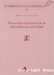 Estructuras Sintácticas en la Subordinación Adverbial vignette