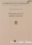 Estrategias para el Análisis Sintáctico vignette