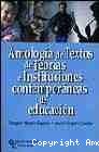 Antología de textos de teorías e instituciones contemporáneas de educación vignette