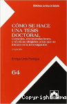 Cómo se hace una tesis doctoral vignette