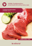 Preelaboración y conservación de carnes, aves y caza. vignette