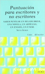 Puntuación para Escritores y no Escritores vignette