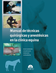 Manual de técnicas quirúrgicas y anestésicas en la clínica equina vignette