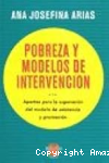 Pobreza y modelos de intervención vignette