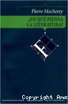 ¿En qué Piensa la Literatura? vignette