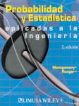 Probabilidad y estadística aplicadas a la ingeniería vignette