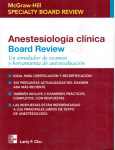 Anestesiología clínica Board Review vignette