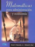 Matemáticas para administración y economía vignette